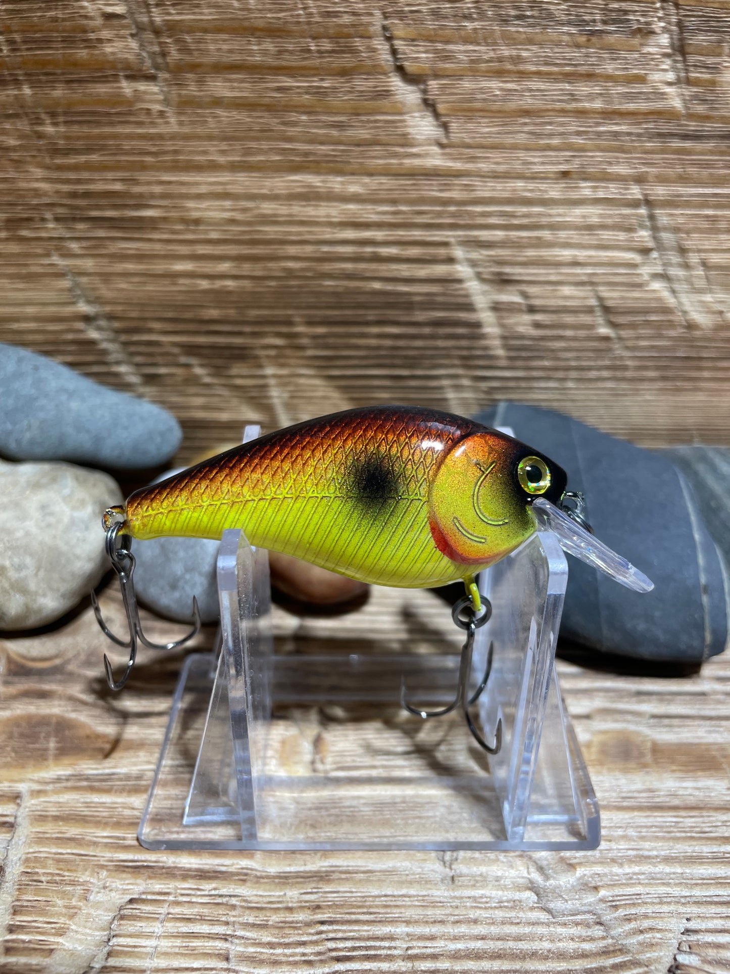 Dirty Chartreuse Shad-1.5 Squarebill Crankbait