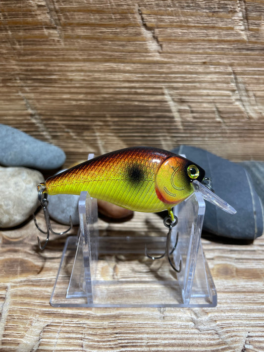 Dirty Chartreuse Shad-1.5 Squarebill Crankbait